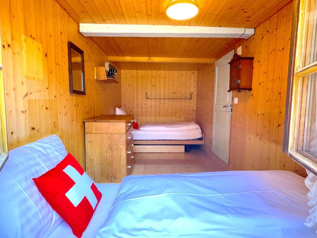 Swisshut Stunning Views Alps Lake - Chalet Erli دارليغن المظهر الخارجي الصورة